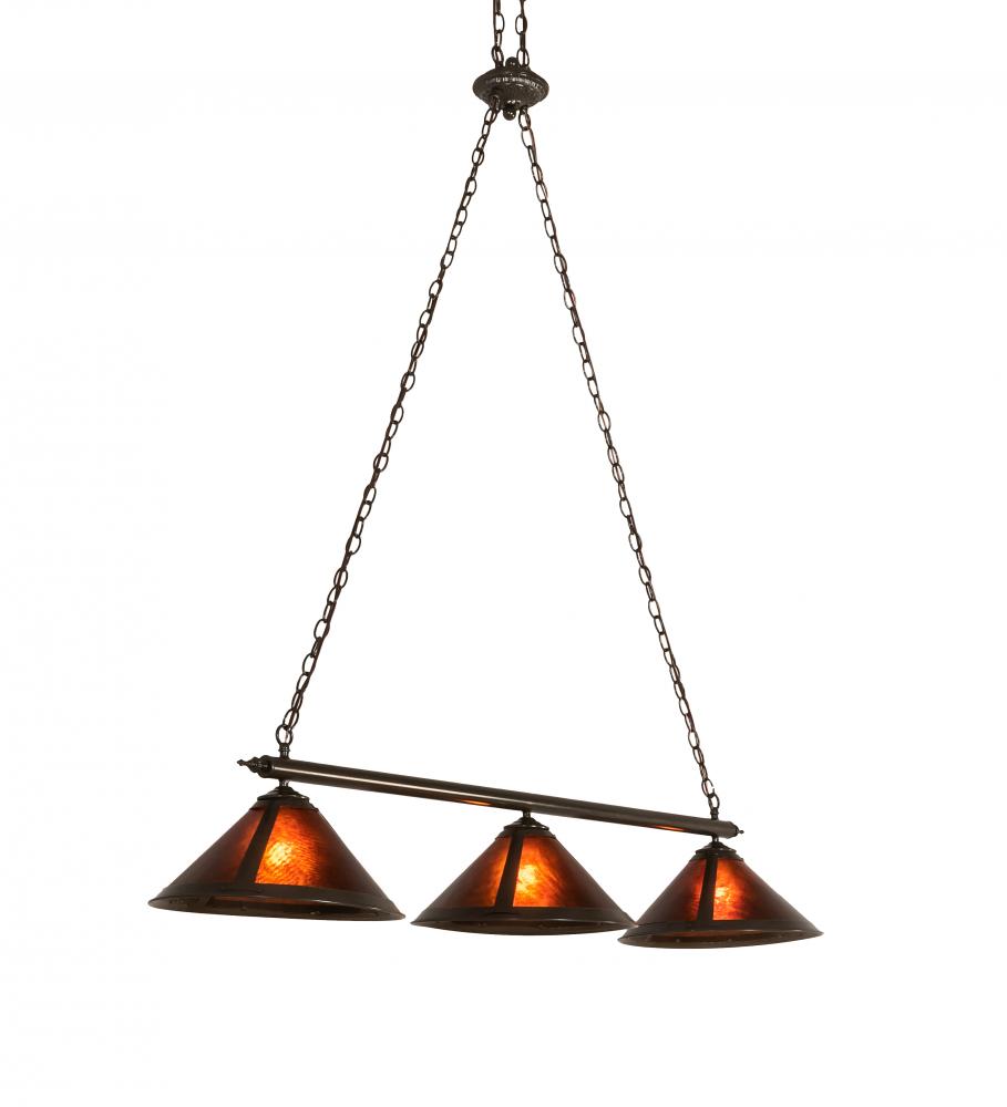 60&#34; Long Sutter 3 Light Island Pendant