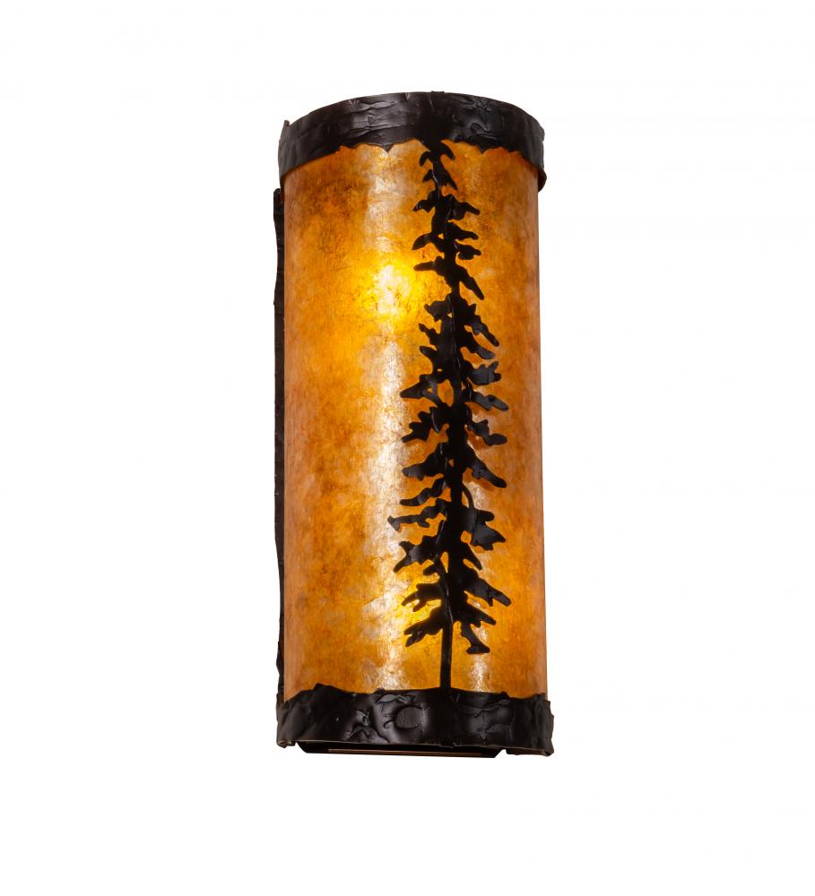 5&#34; Wide Tall Pines Wall Sconce