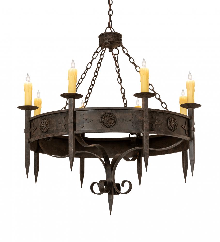 42&#34; Wide Calandra 8 Light Chandelier