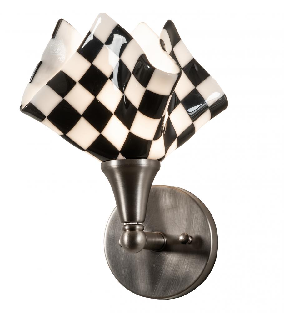 8&#34; Wide Handkerchief Grand Prix Wall Sconce