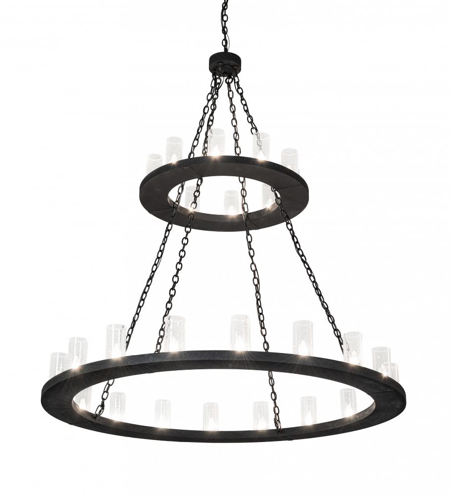 60&#34; Wide Loxley 28 Light Two Tier Chandelier