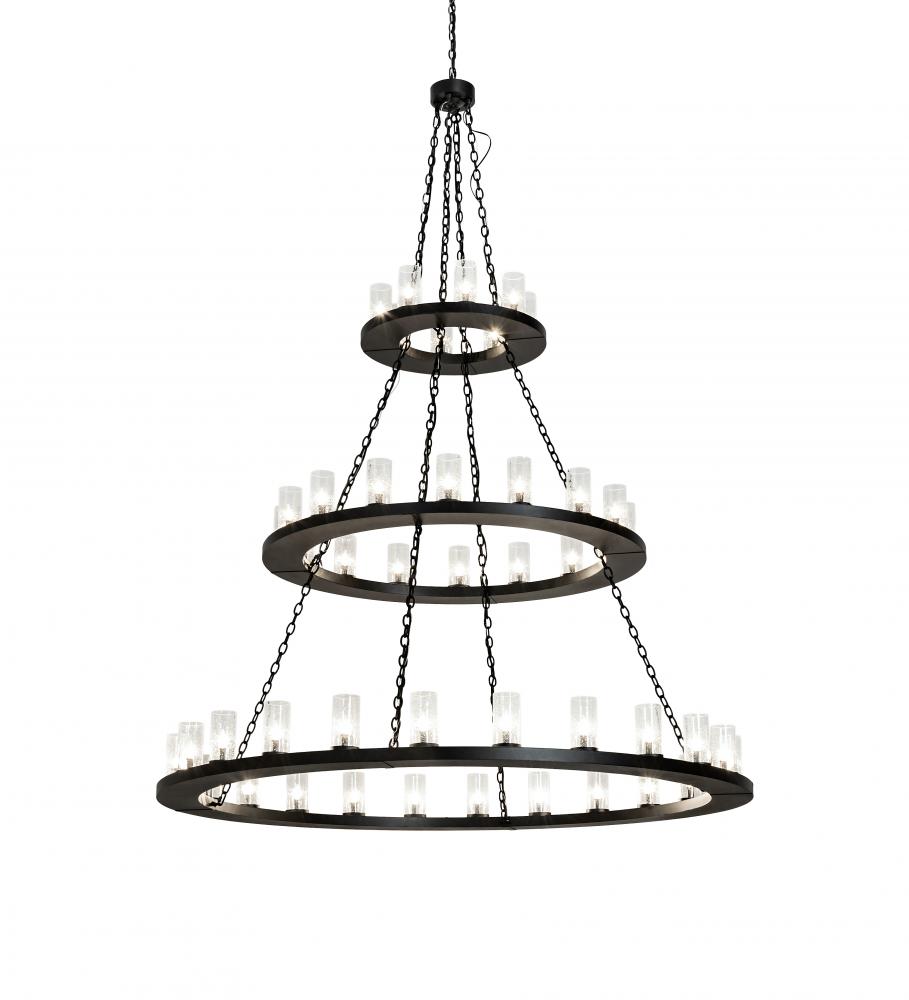 72&#34; Wide Loxley 48 Light Three Tier Chandelier