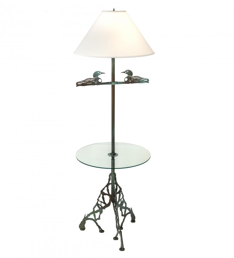 65&#34; High Loon W/Glass Table Floor Lamp