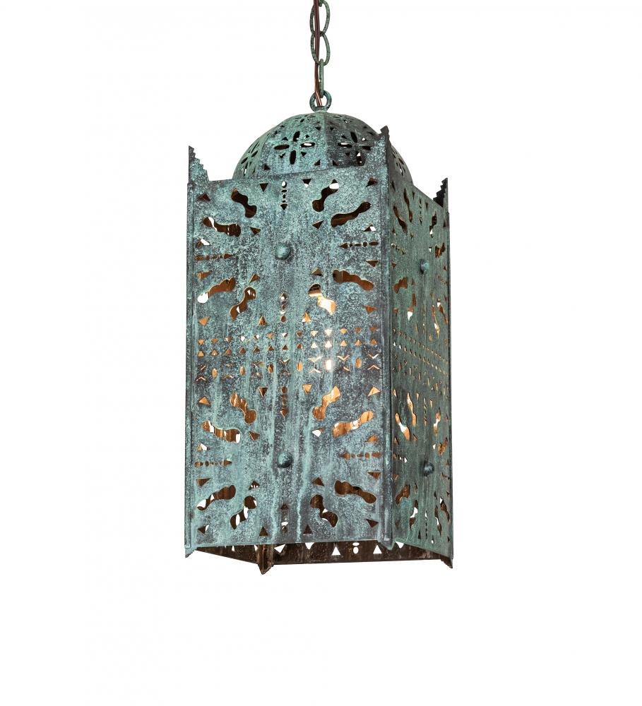 8&#34; Square Moroccan Pendant