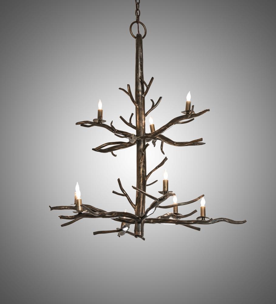 36&#34; Wide Winter Solstice 9 Light Chandelier