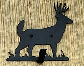 4&#34;W Lone Deer Single Key Holder