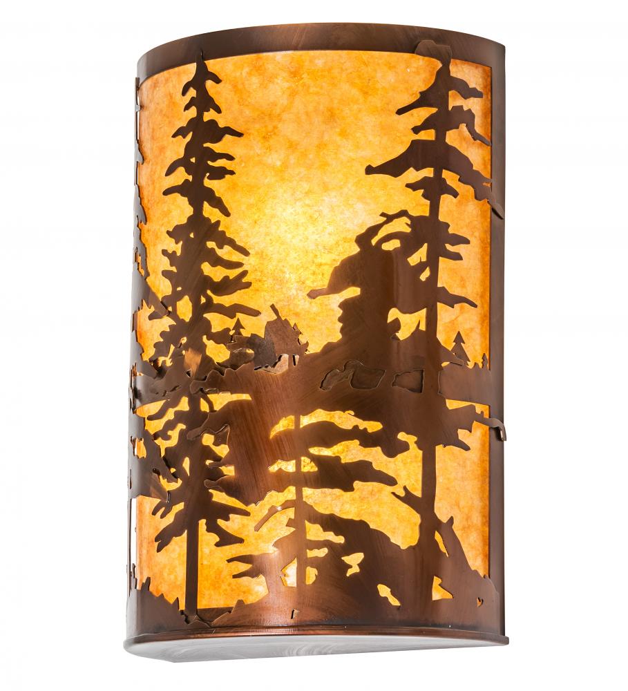 12&#34; Wide Tall Pines Wall Sconce