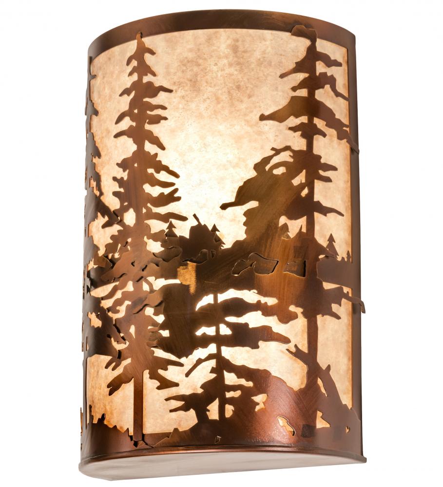 12&#34; Wide Tall Pines Wall Sconce