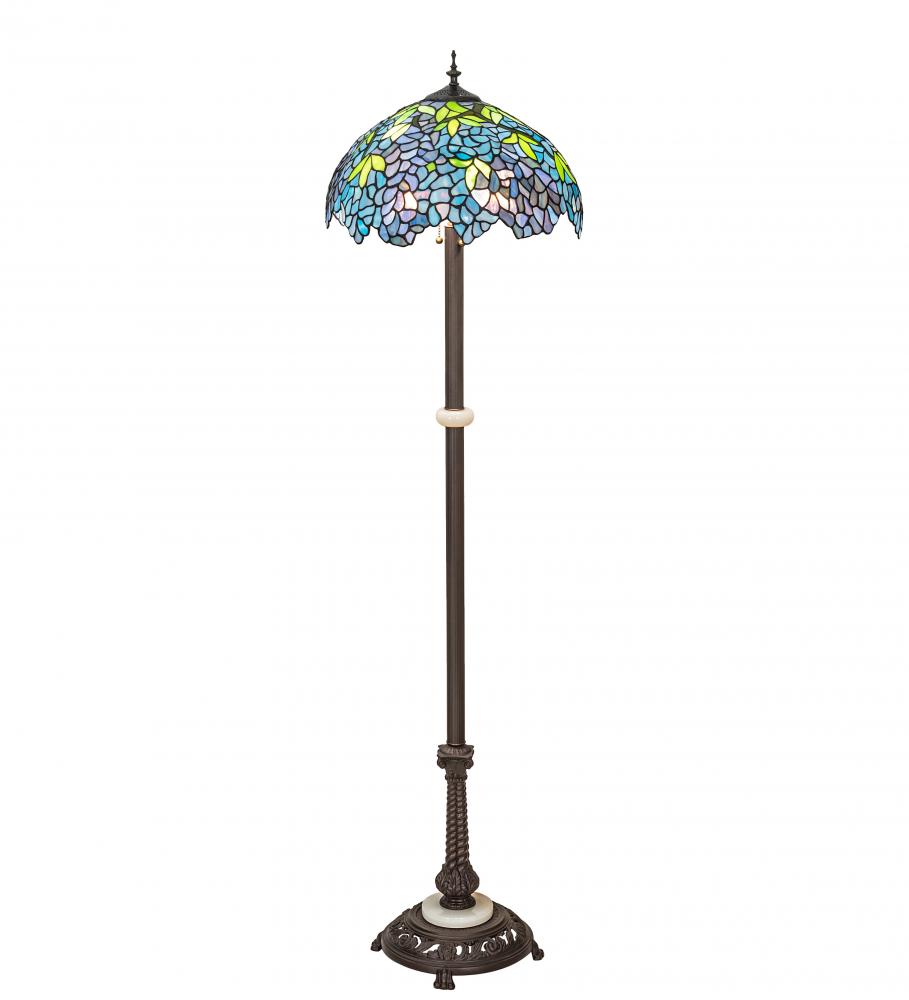 62&#34; High Tiffany Wisteria Floor Lamp