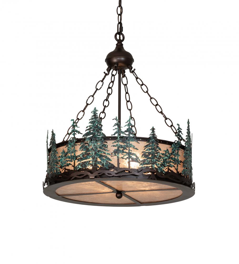 22&#34; Wide Tall Pines Inverted Pendant