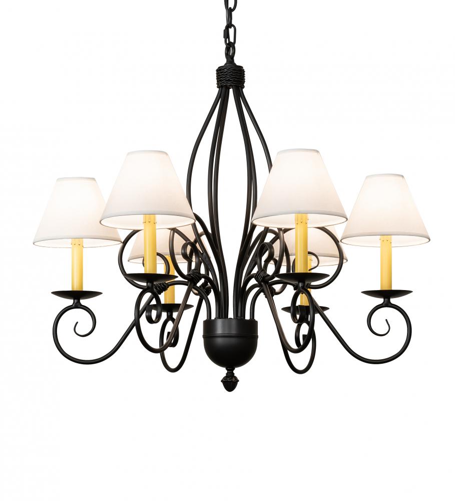 32&#34; Wide Squire 6 Light Chandelier