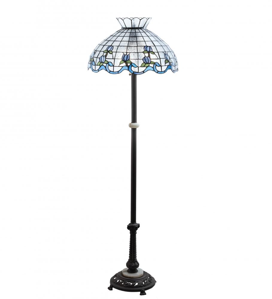 62&#34; High Roseborder Floor Lamp