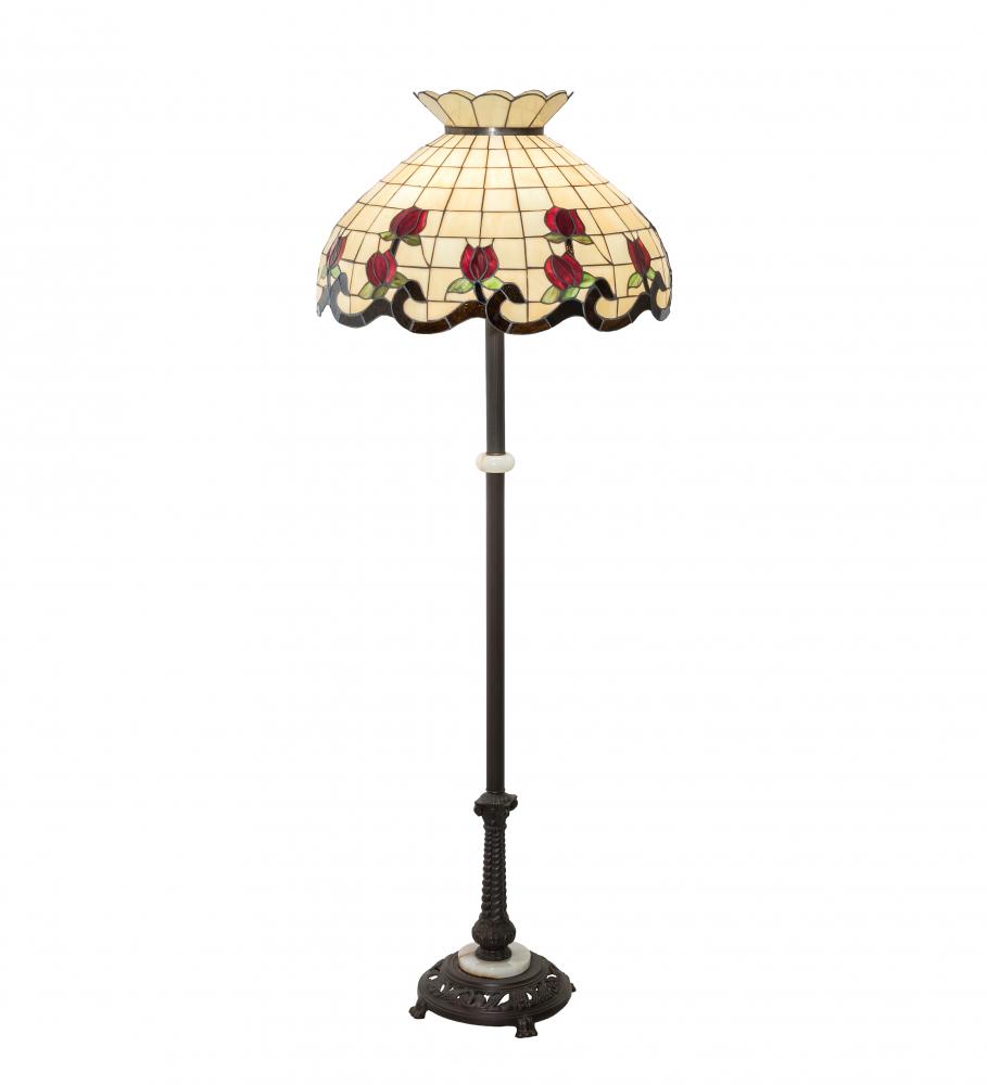 62&#34; High Roseborder Floor Lamp