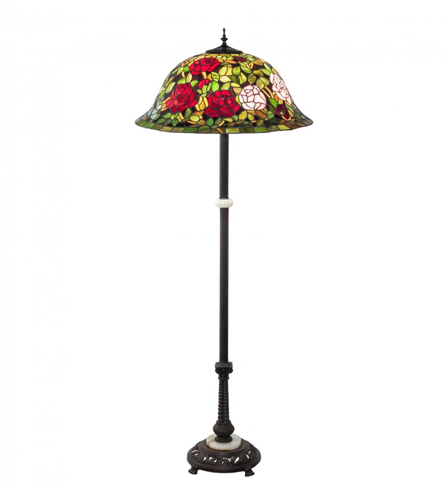 62&#34; High Tiffany Rosebush Floor Lamp