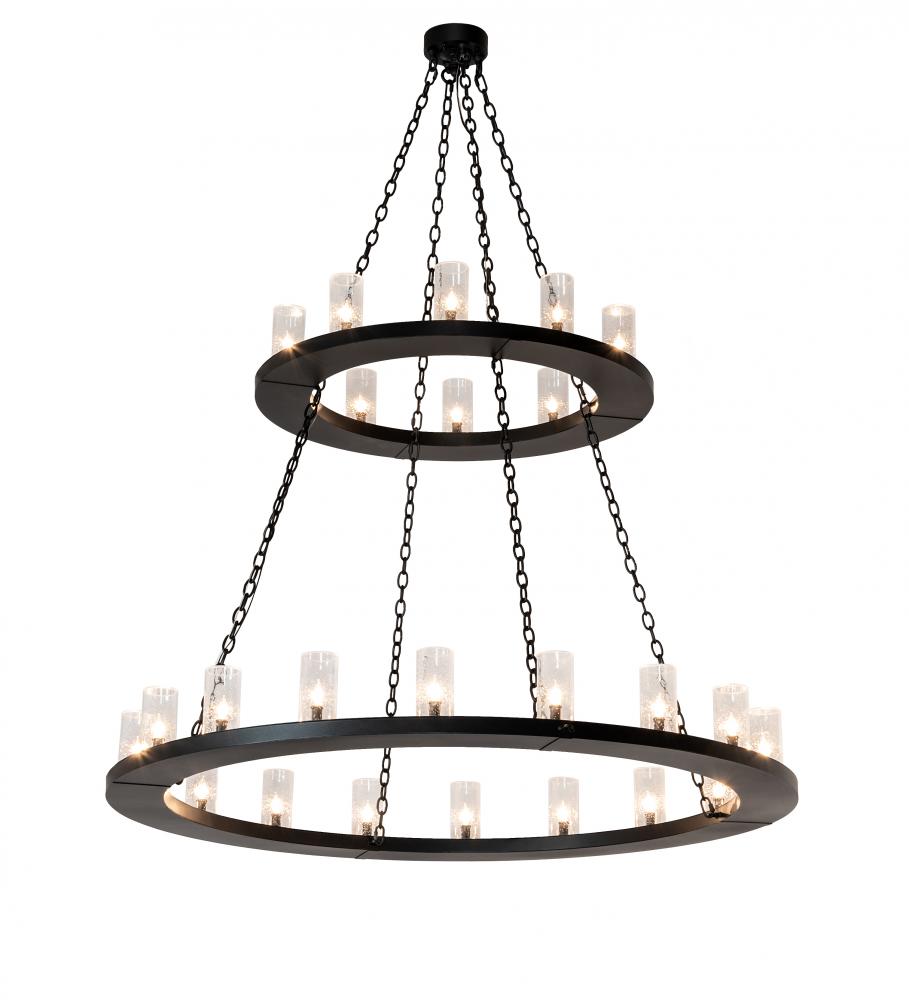 60&#34; Wide Loxley 28 Light Two Tier Chandelier