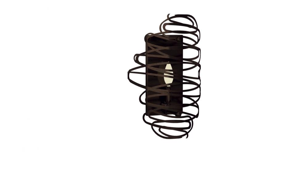 10&#34; Wide Cyclone Wall Sconce