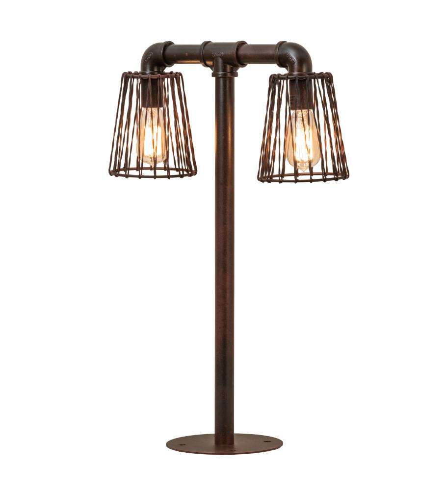 28&#34; High X 18&#34; Wide PipeDream 2 Light Table Lamp