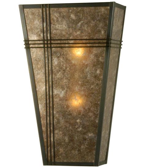 12&#34; Wide Triangulator Wall Sconce