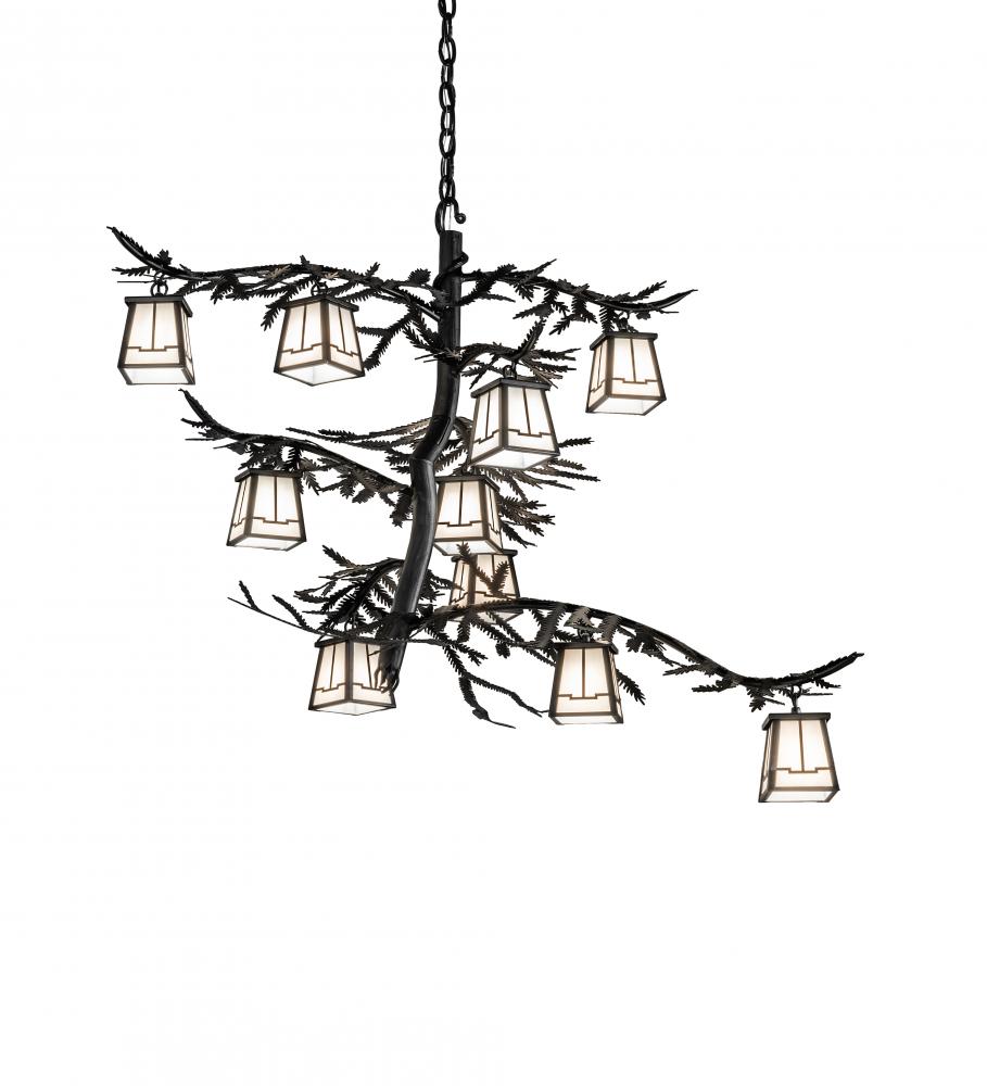 39&#34; Wide Pine Branch Valley View 10 Light Chandelier