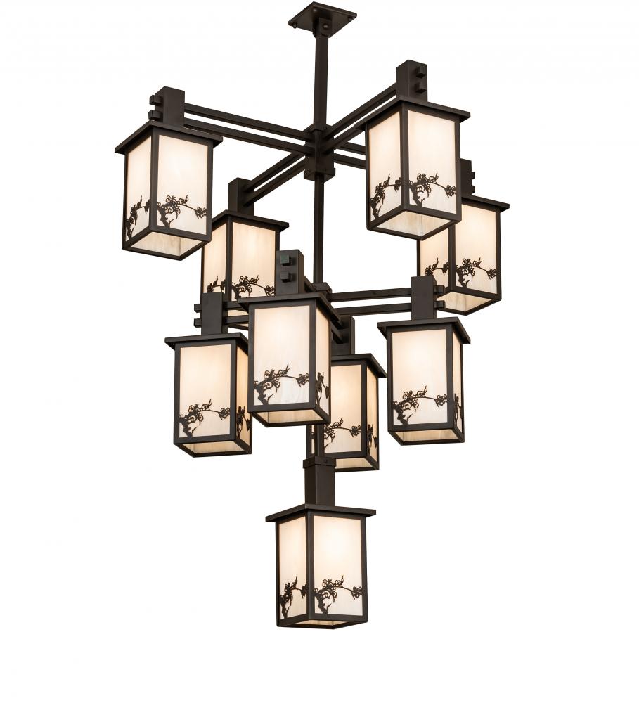 40&#34; Wide Hyde Park Apple Branch 9 Light Chandelier