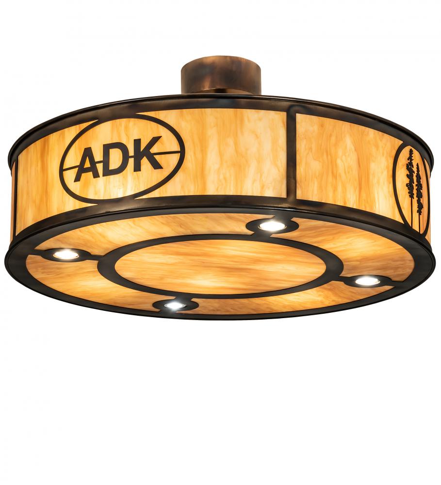 36.5&#34; Wide Personalized Adirondack Bank Pendant