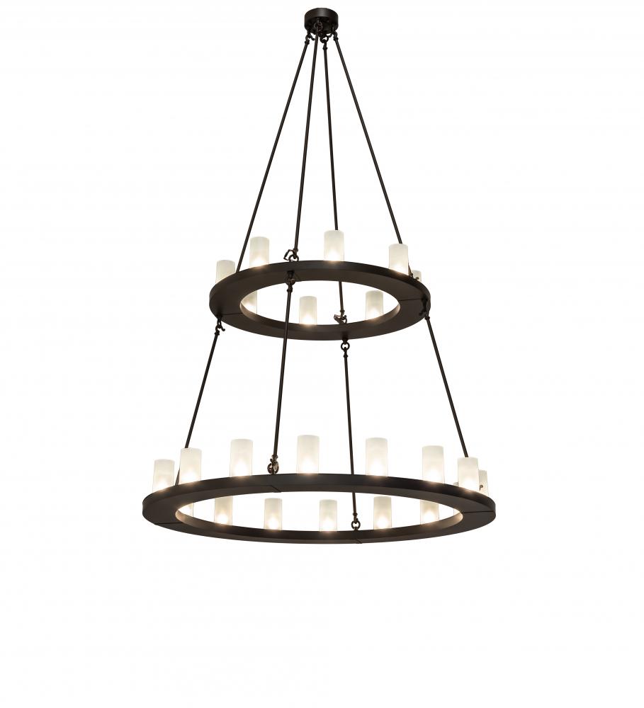 54&#34; Wide Loxley 24 Light Two Tier Chandelier