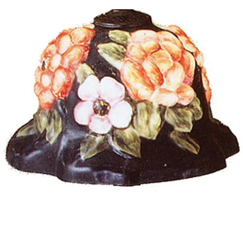 10&#34;W Puffy Bonnet Floral Shade