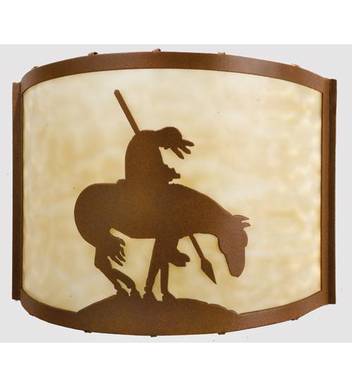 11&#34;W Trails End Wall Sconce