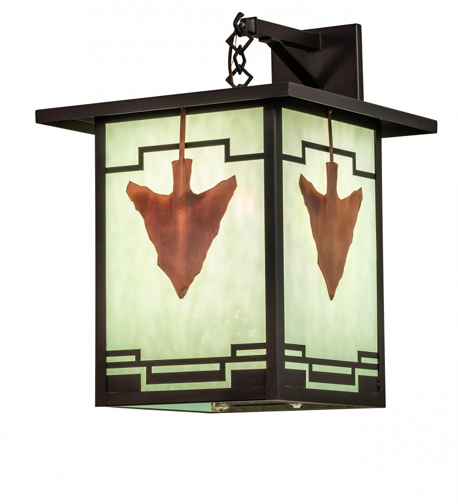 14&#34; Square Hyde Park Arrowhead Wall Sconce