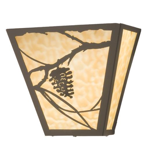 13&#34;W Whispering Pines Wall Sconce