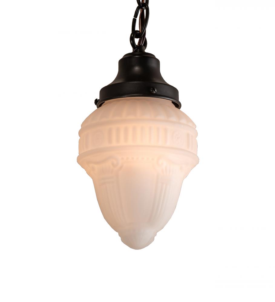 5&#34; Wide Revival Schoolhouse W/Colonnade Globe Pendant