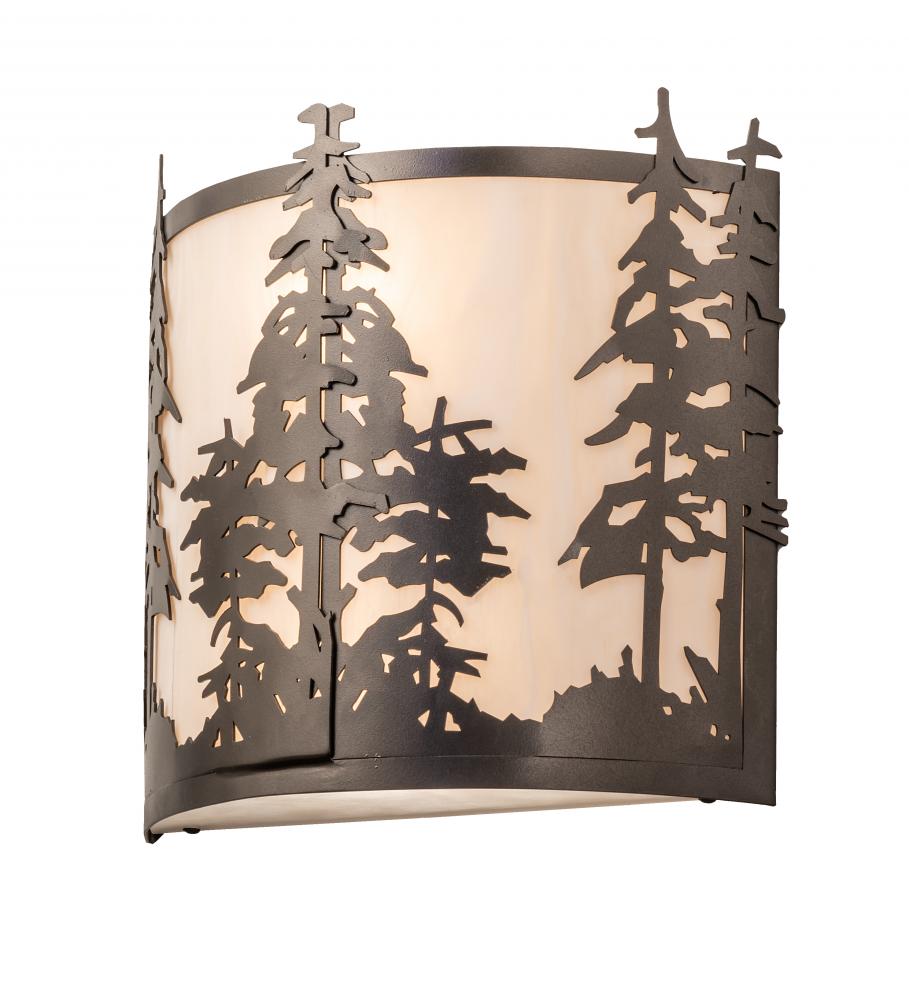 12&#34; Wide Tall Pines Wall Sconce