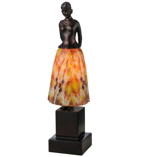 16&#34;H Silhouette Jayne Swayne Accent Lamp