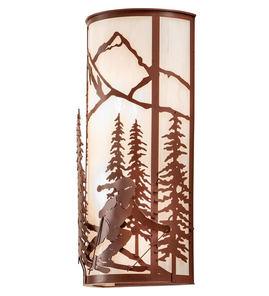 8&#34; Wide Alpine Wall Sconce