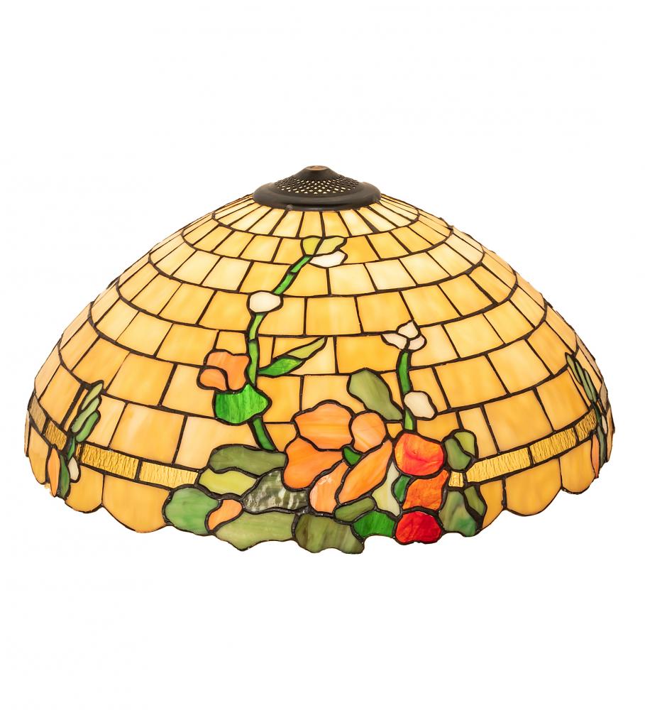 20&#34; Wide Duffner & Kimberly Hollyhock Shade