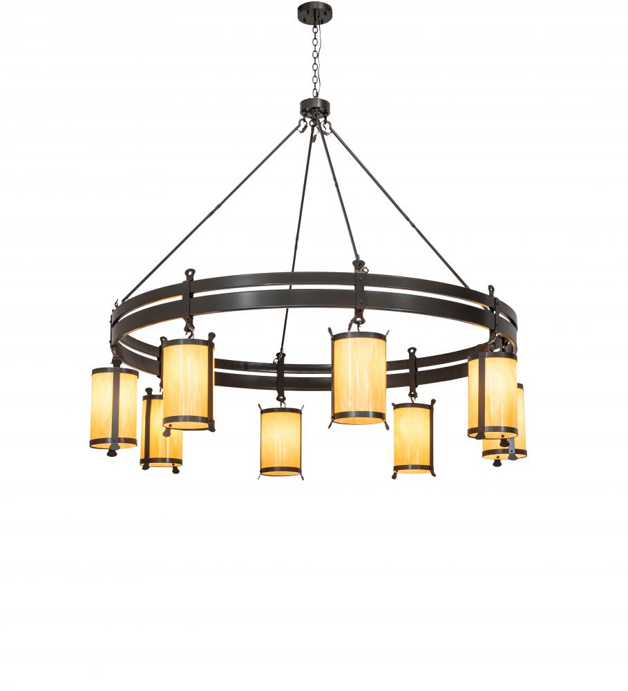 82&#34; Wide Beartooth 8 Light Chandelier