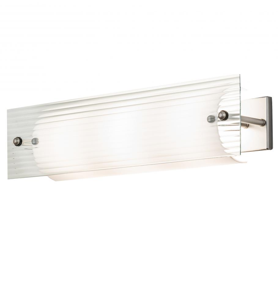 24&#34; Wide Quadrato Fluted Vanity Light