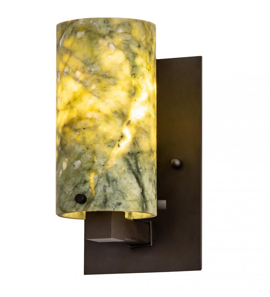 4.5&#34; Wide Cilindro Jadestone Wall Sconce