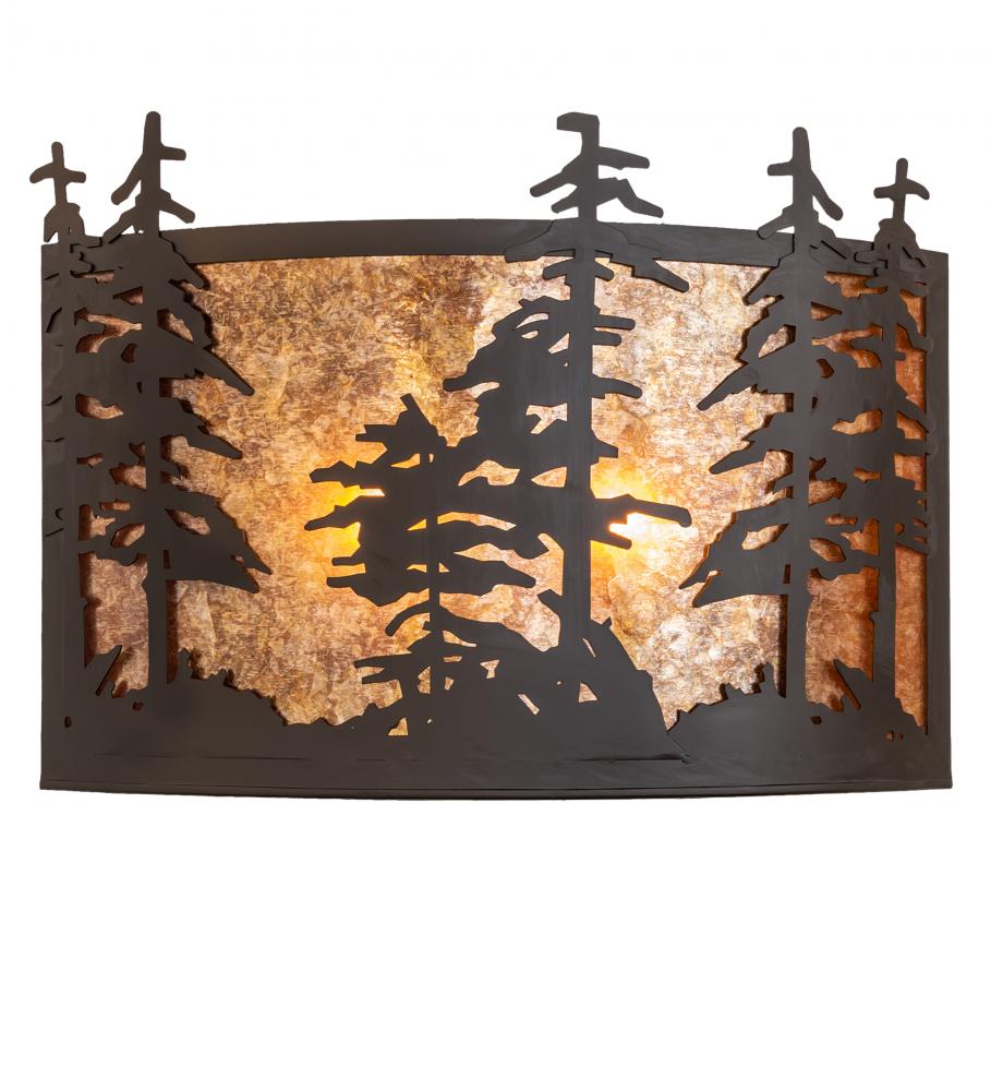 24&#34; Wide Tall Pines Wall Sconce