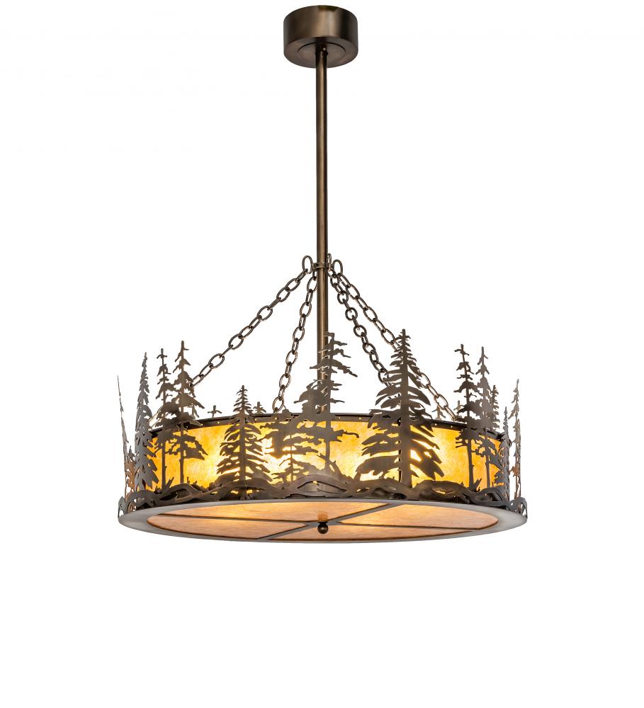 36&#34; Wide Tall Pines Inverted Pendant