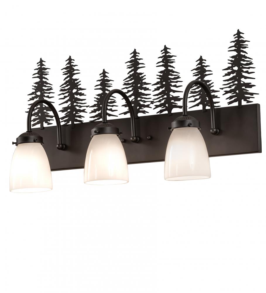 24&#34; Wide Tall Pines 3 Light Vanity Light