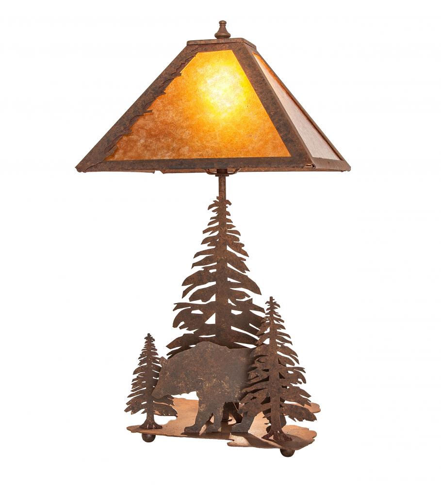 21&#34; High Lone Bear Table Lamp