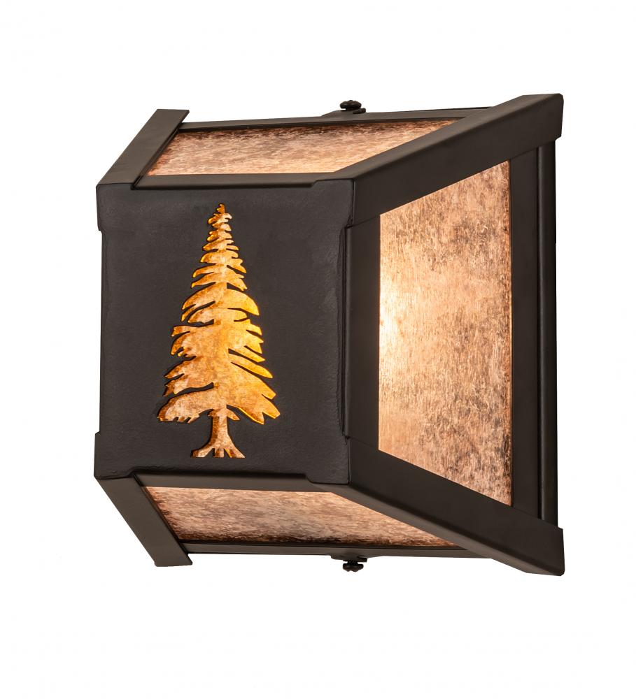 7&#34; Square Tall Pines Wall Sconce