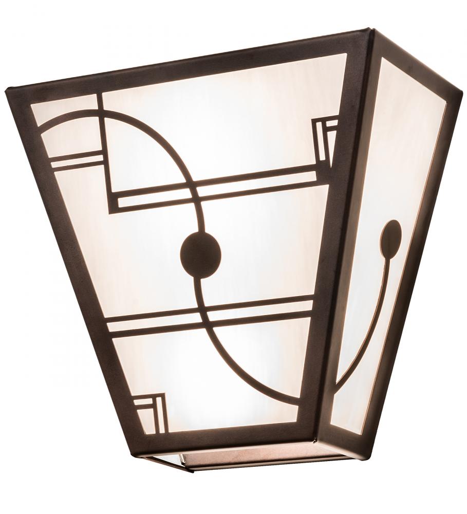 13&#34; Wide Revival Deco Wall Sconce