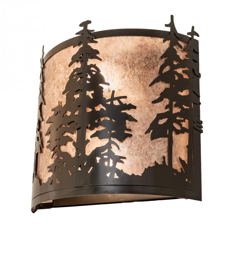 12&#34; Wide Tall Pines Wall Sconce