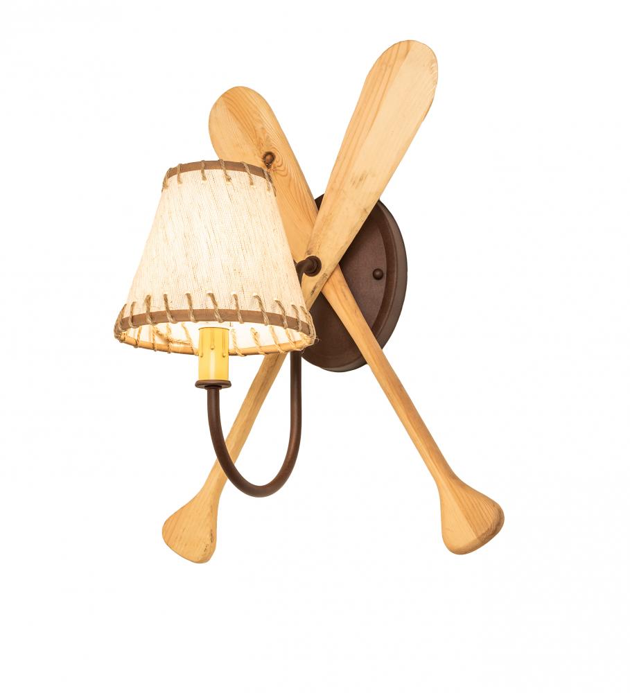 16&#34; Wide Paddle Wall Sconce