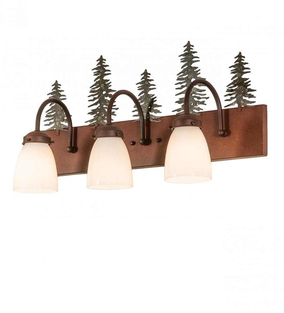 24&#34;Wide Tall Pines 3 Light Vanity Light