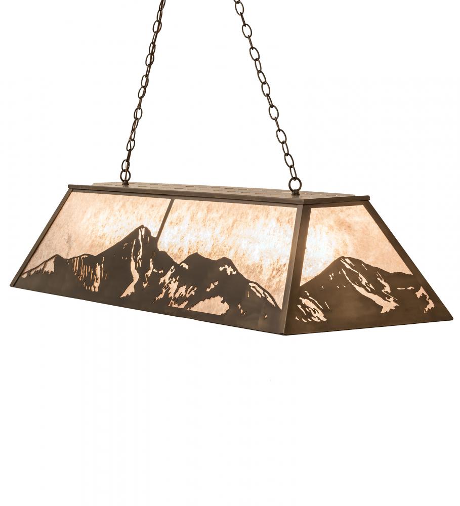 61&#34; Long Mountain Range Oblong Pendant