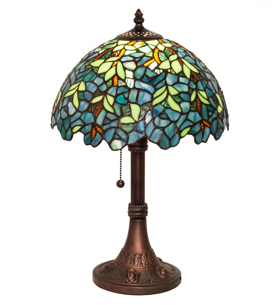 17&#34; High Nightfall Wisteria Table Lamp