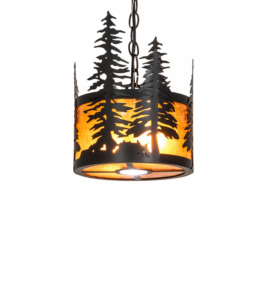 10&#34; Wide Tall Pines Pendant